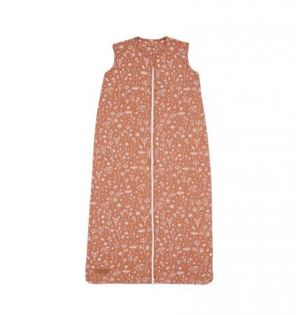Schlafsack Sommer 90 cm Wild Flowers Rust | Little Dutch