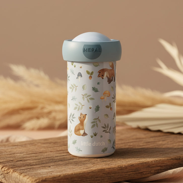 Verschlussbecher campus 300 ml - Forest Friends | Mepal x Little Dutch