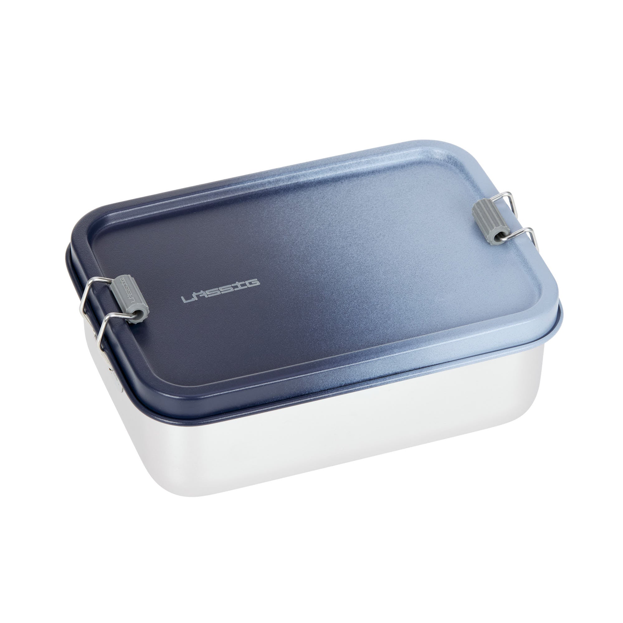 Boîte à lunch en acier inoxydable bleu foncé/bleu clair | Décontractée