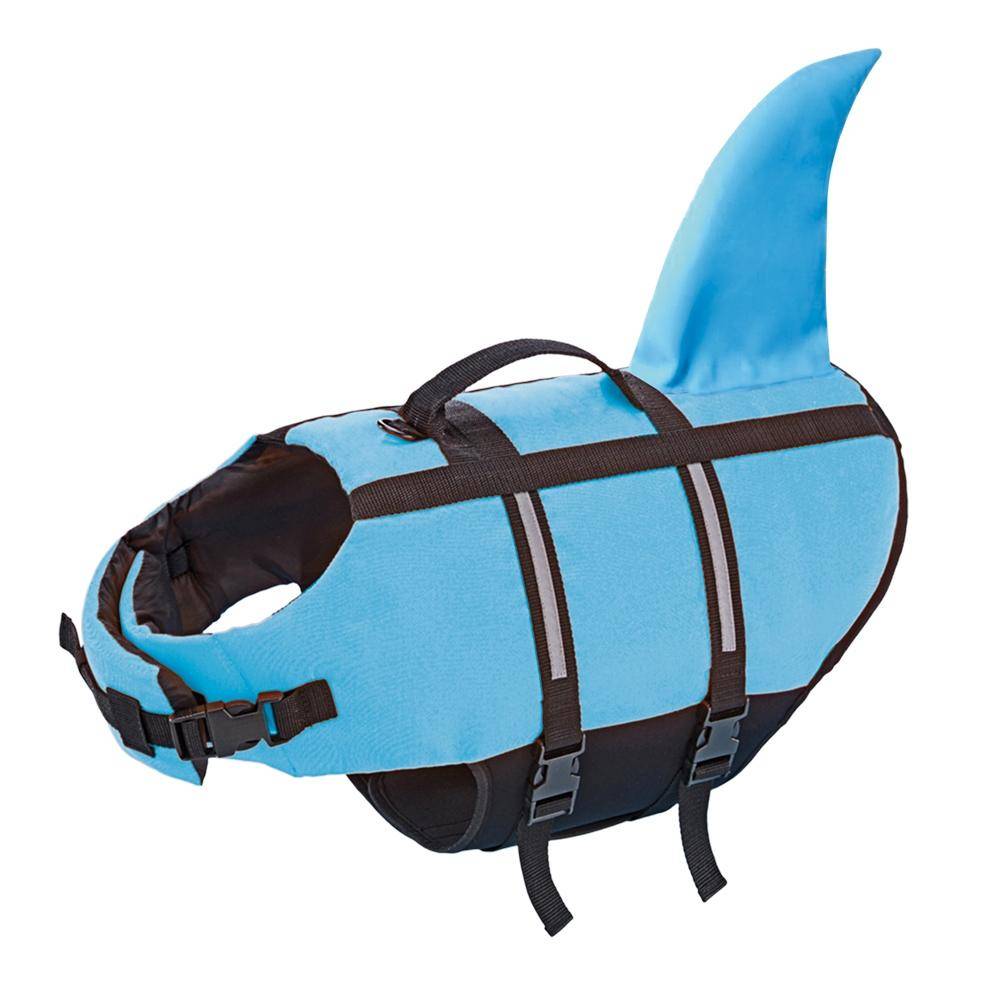 Gilet de sauvetage pour chien « Sharki » bleu clair, taille : L - 40 cm | Nobby
