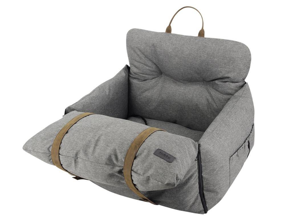 Panier de voyage pour chien « BENA » gris clair (L x l x H) : 60 x 50 x 43 | Nobby