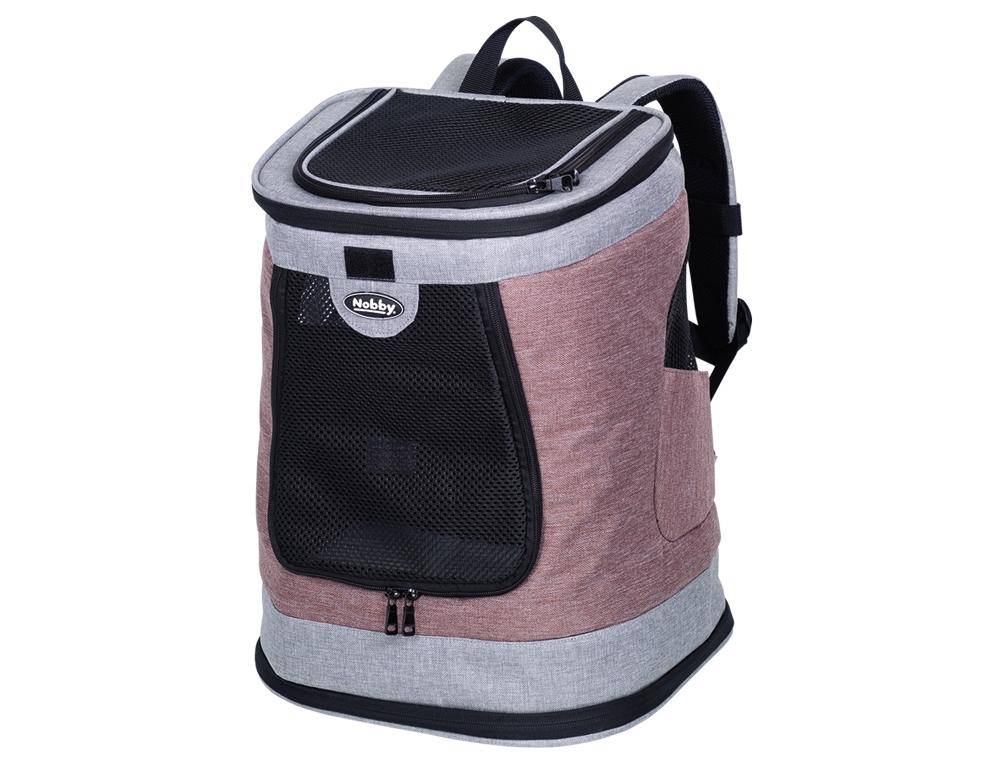 Rucksack "PLATA" altrosa-grau 34 x 30 x 43 cm | Nobby