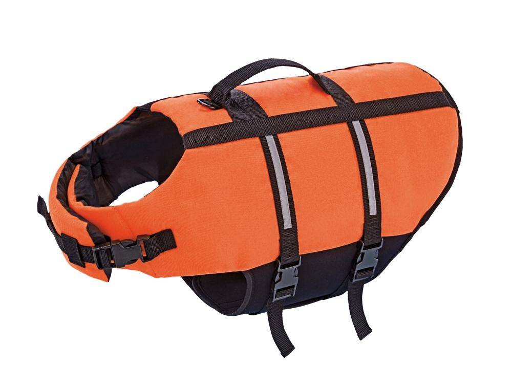 Gilet de sauvetage pour chien orange fluo taille : M - 35 cm | Nobby