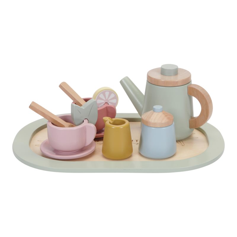 Teeservice Holz Mehrfarbig | Little Dutch