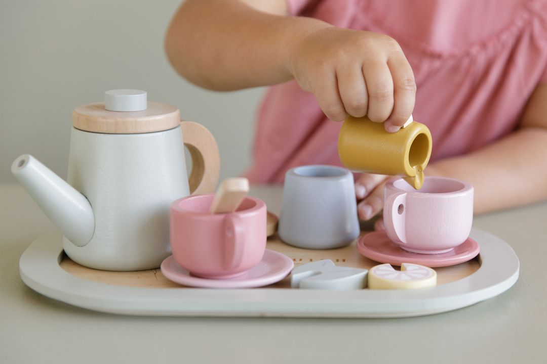 Teeservice Holz Mehrfarbig | Little Dutch
