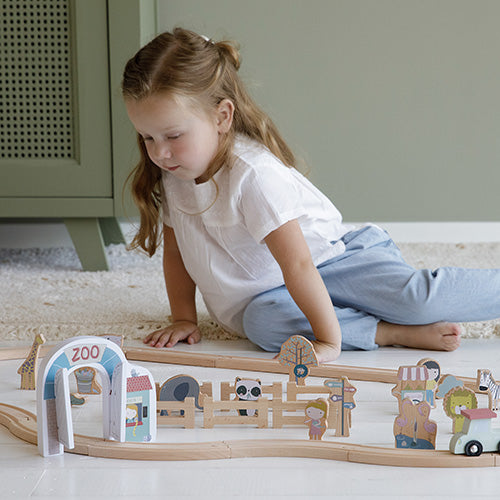 Railway Collection - Erweiterung Spielset - Zoo | Little Dutch