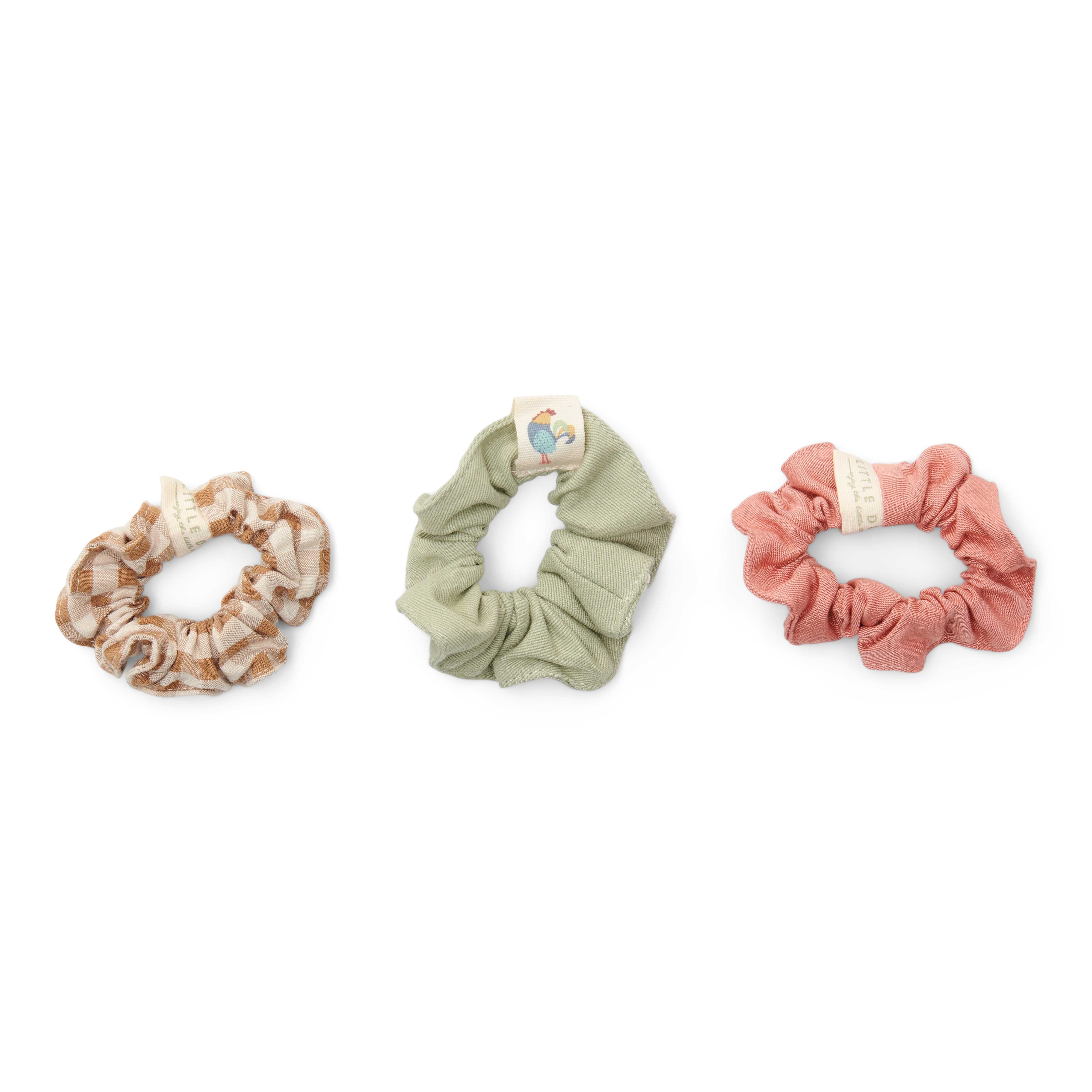 3-pack haarelastiekjes Multi - Little Farm | Little Dutch