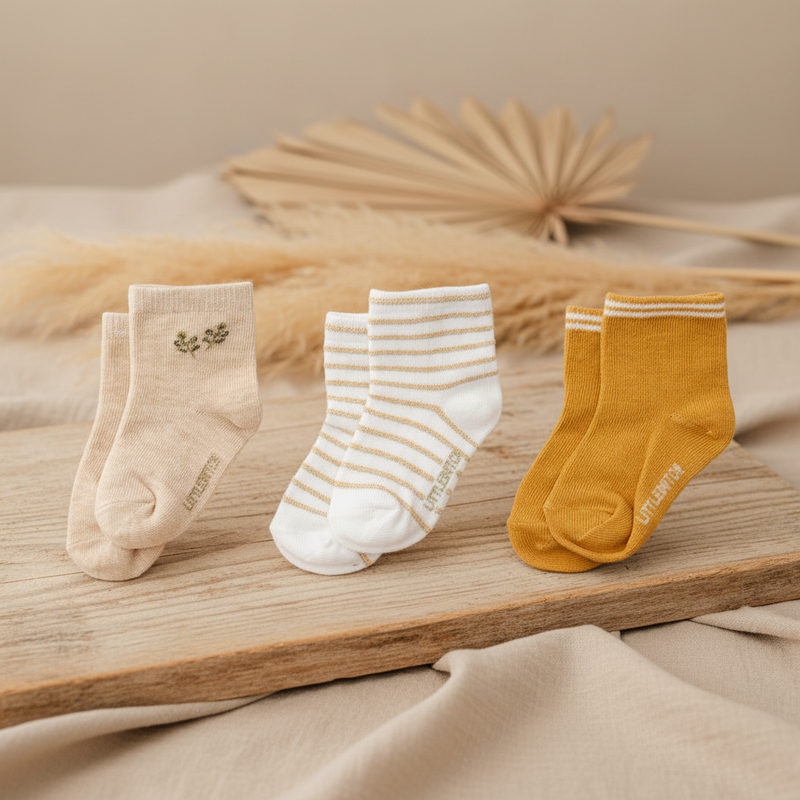 3-pack socks multi - 44-56 - Little Farm | Little Dutch