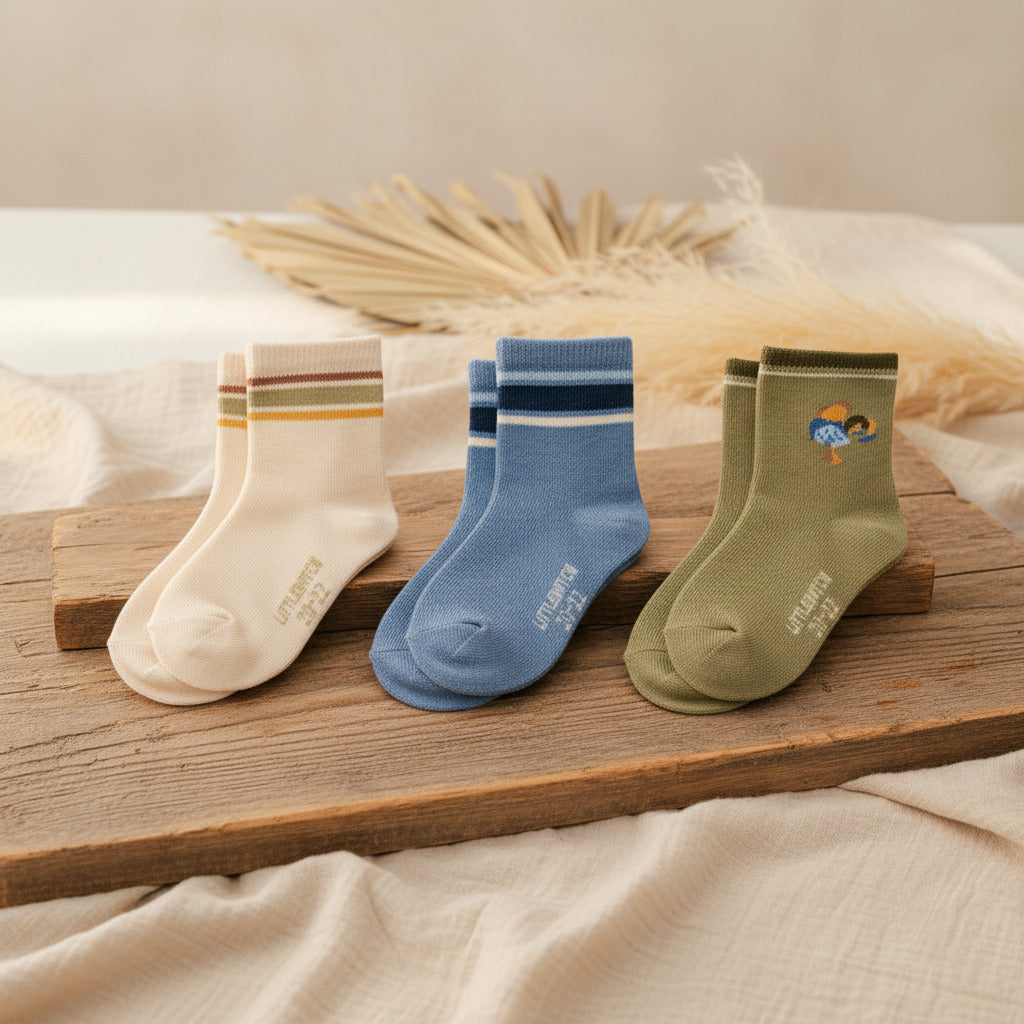 3-pack Söckchen Multi - 17-19 = 6-12 months - Little Farm | Little Dutch