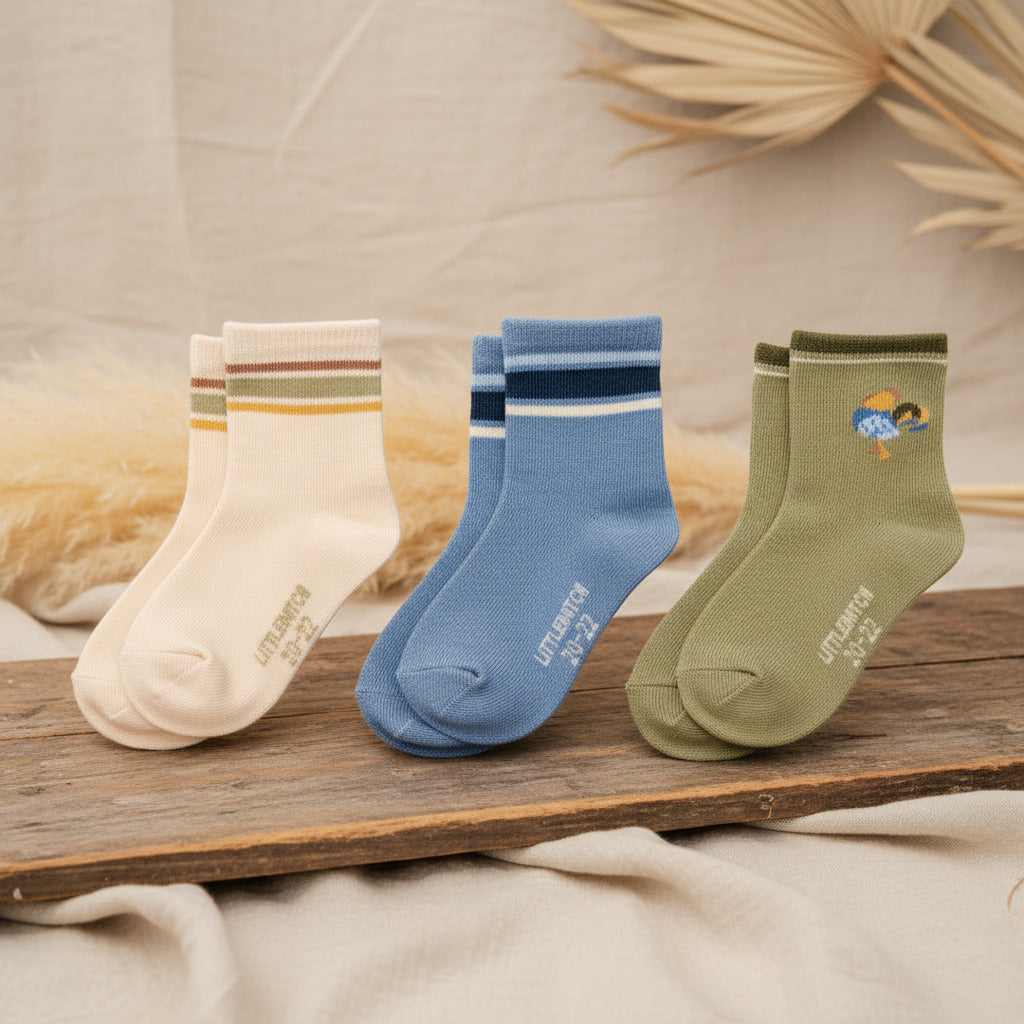 3-pack Söckchen Multi - 20-22 = 1-2 years - Little Farm | Little Dutch