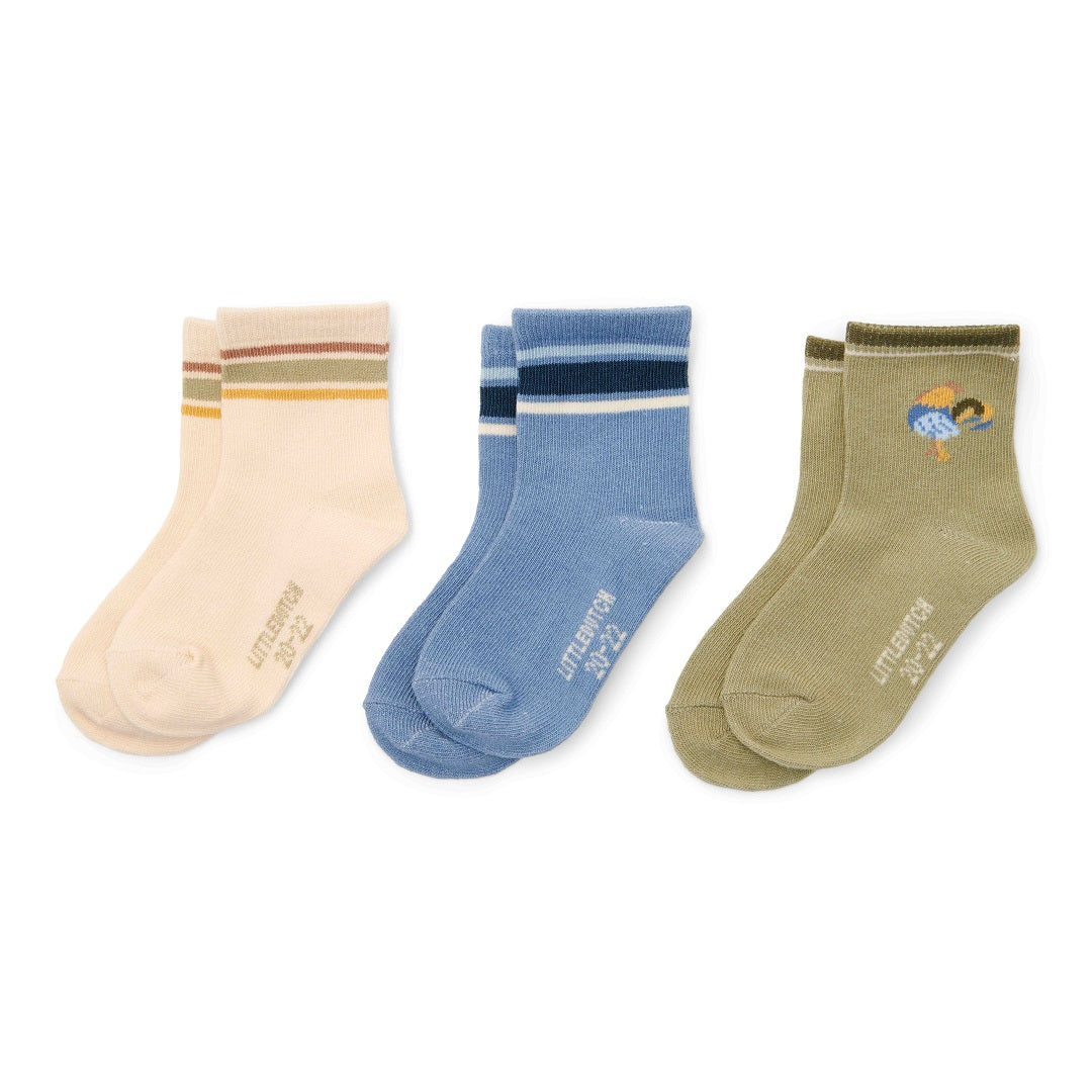 3-pack sokken Multi - 20-22 = 1-2 jaar - Little Farm | Little Dutch