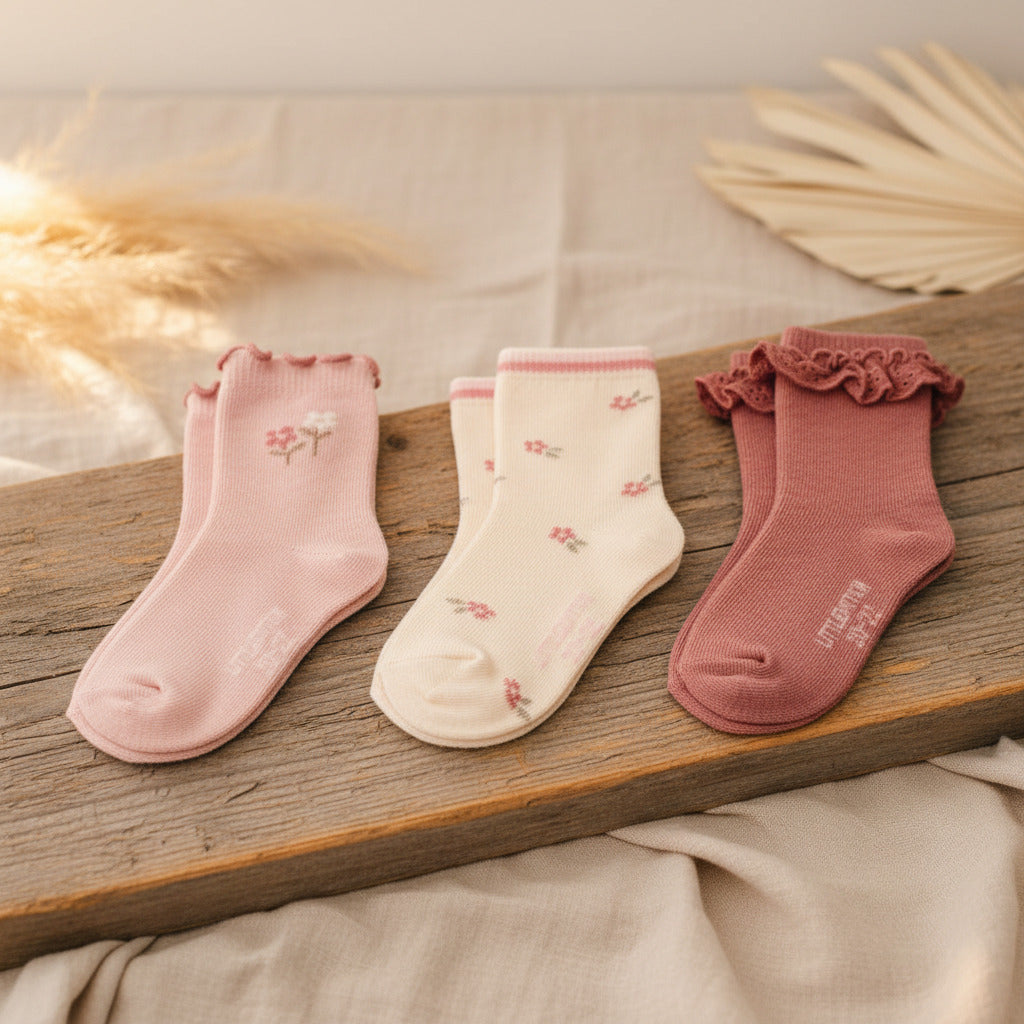 3-pack Söckchen Multi - 23-26 = 3-4 years - Little Farm | Little Dutch