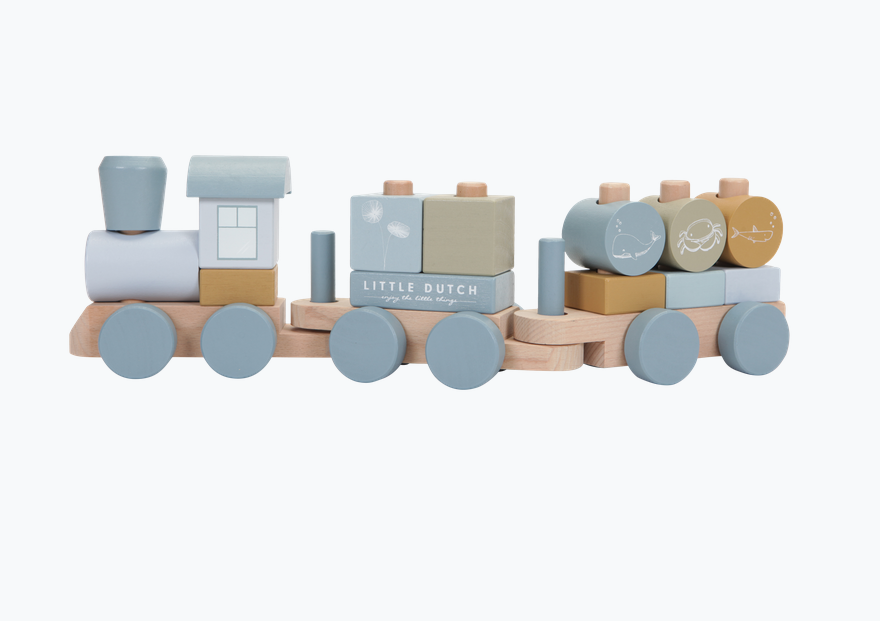 Holz-Zug Ocean blau | Little Dutch