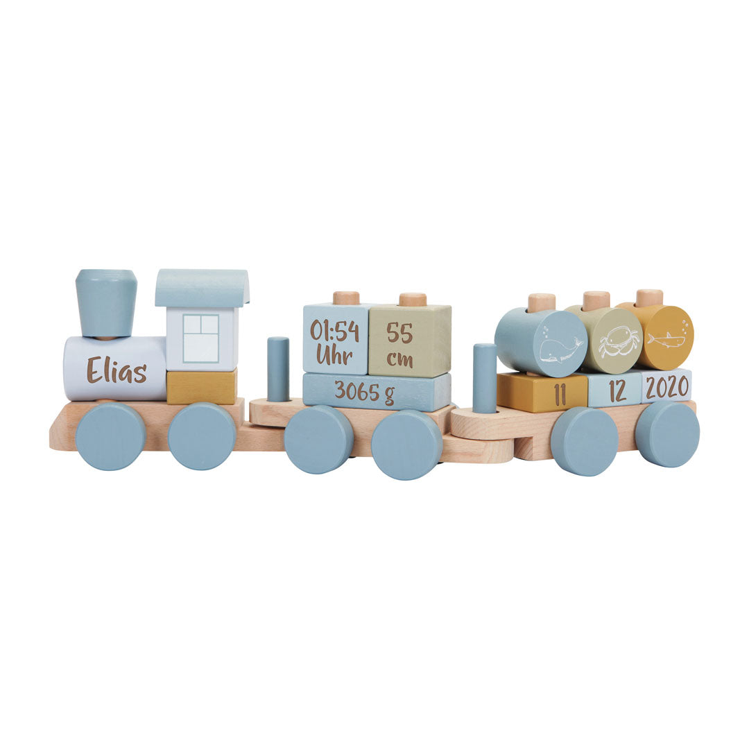 Holz-Zug Ocean blau | Little Dutch