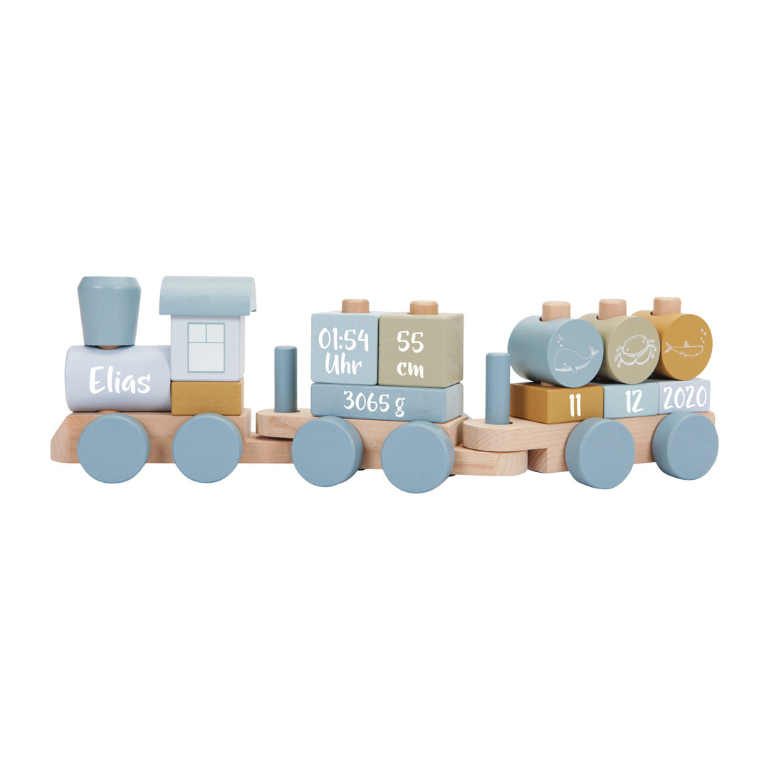 Holz-Zug Ocean blau | Little Dutch