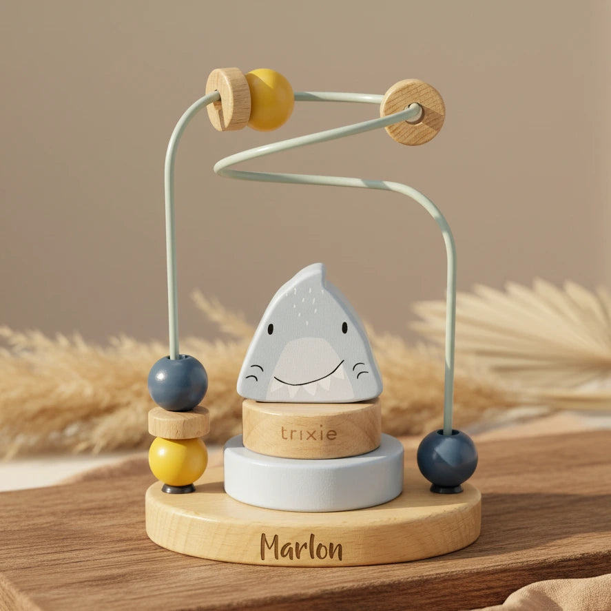 Holz Motorikschleife - Herr Hai | Trixie