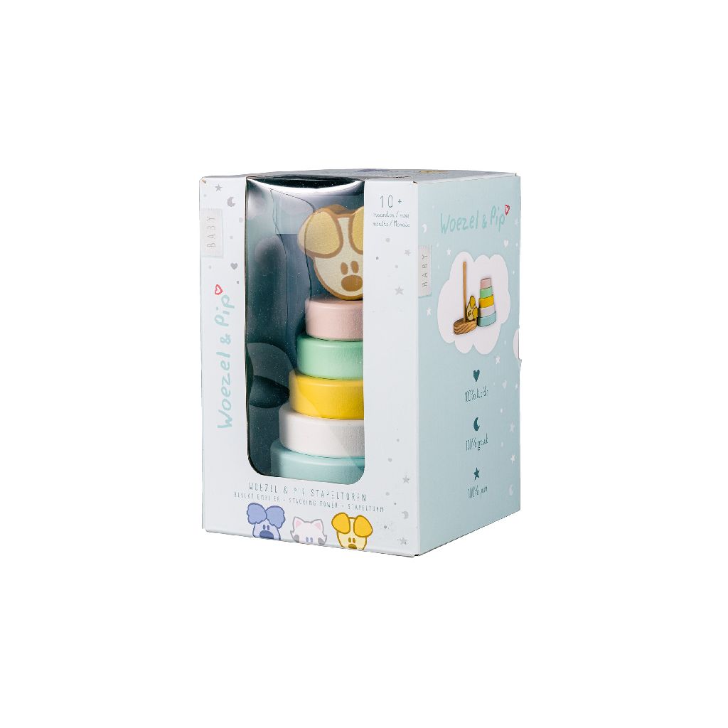Wusel & Pip Pip-Baby Stapelturm | Rubo Toys