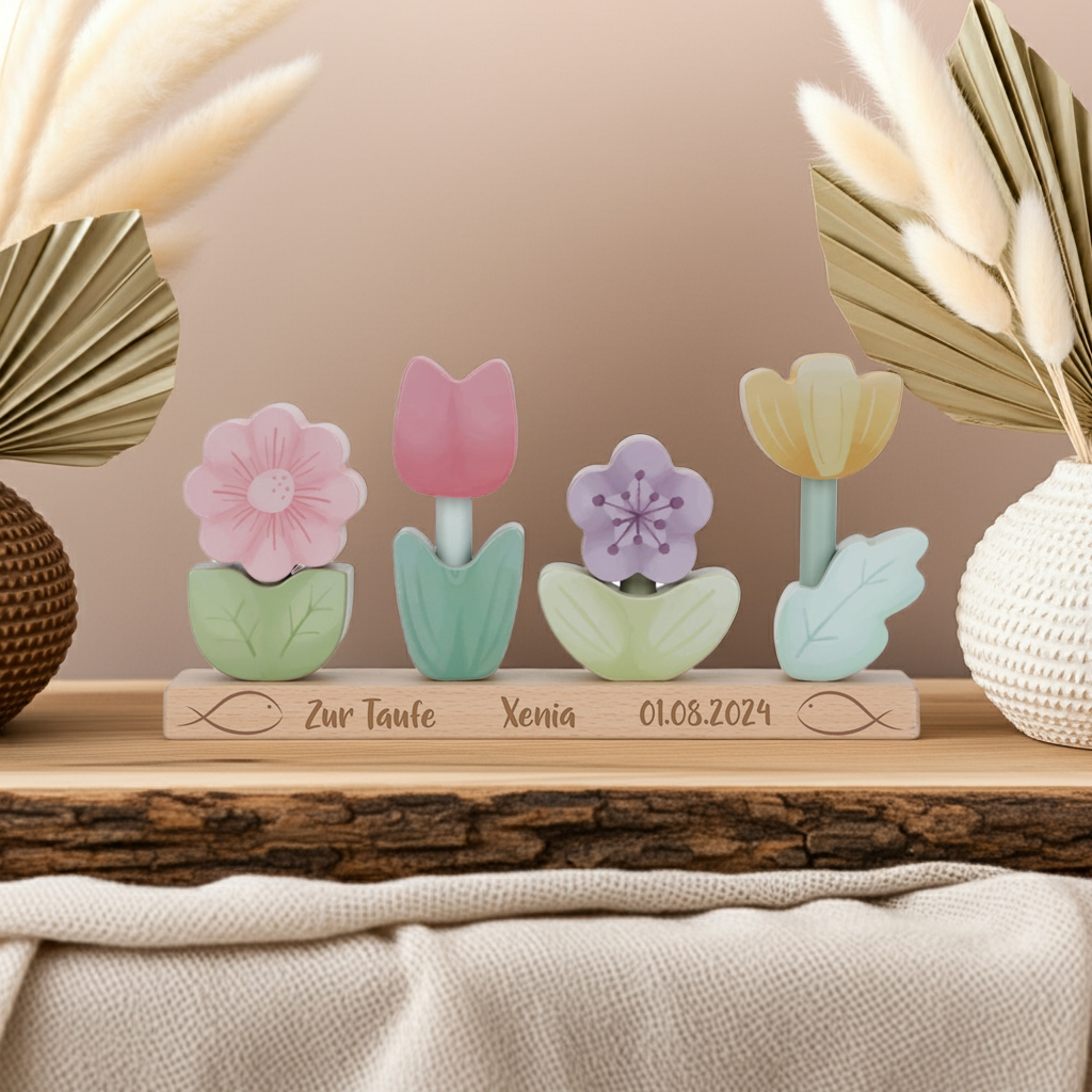 Stapel-Blumen Fairy Garden "Zur Taufe" | Little Dutch