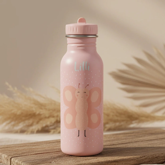 Personalized water bottle with name for kindergarten children
