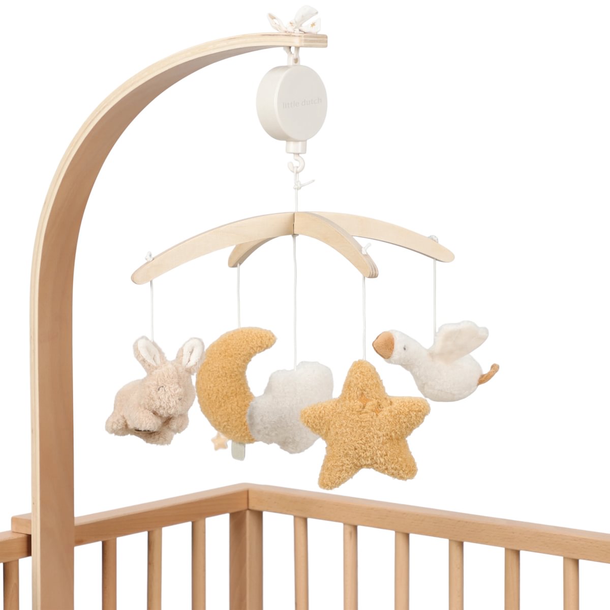 Holz-Musikmobile Newborn Naturals | Little Dutch