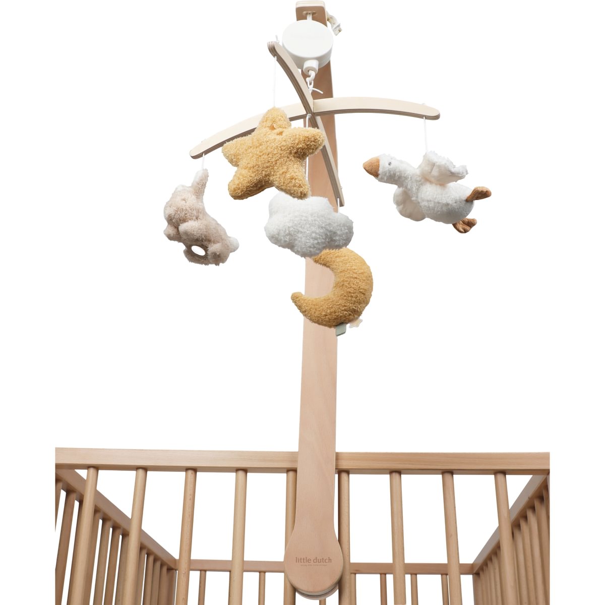 Holz-Musikmobile Newborn Naturals | Little Dutch