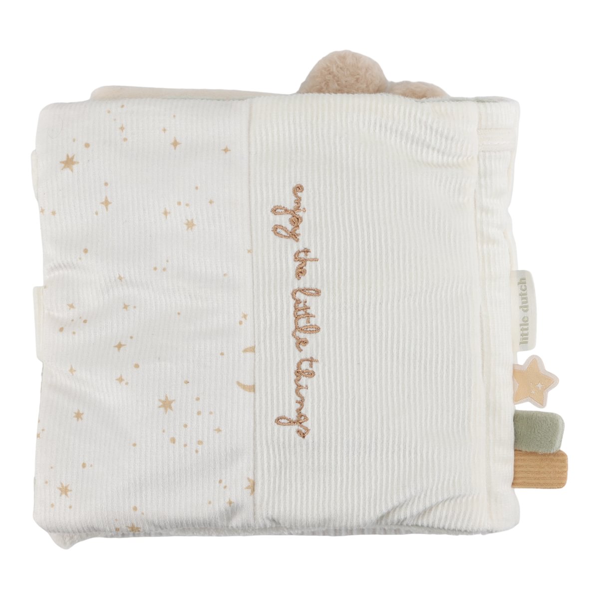 Stoffbuch mit Aktivitäten - Newborn Naturals GRS | Little Dutch