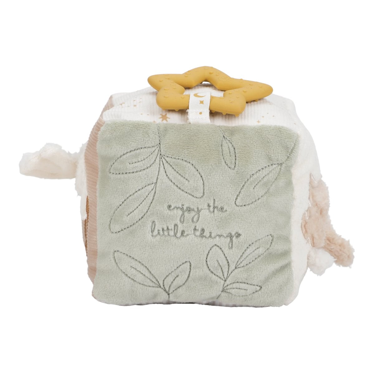 Aktivitätswürfel Newborn Naturals GRS | Little Dutch