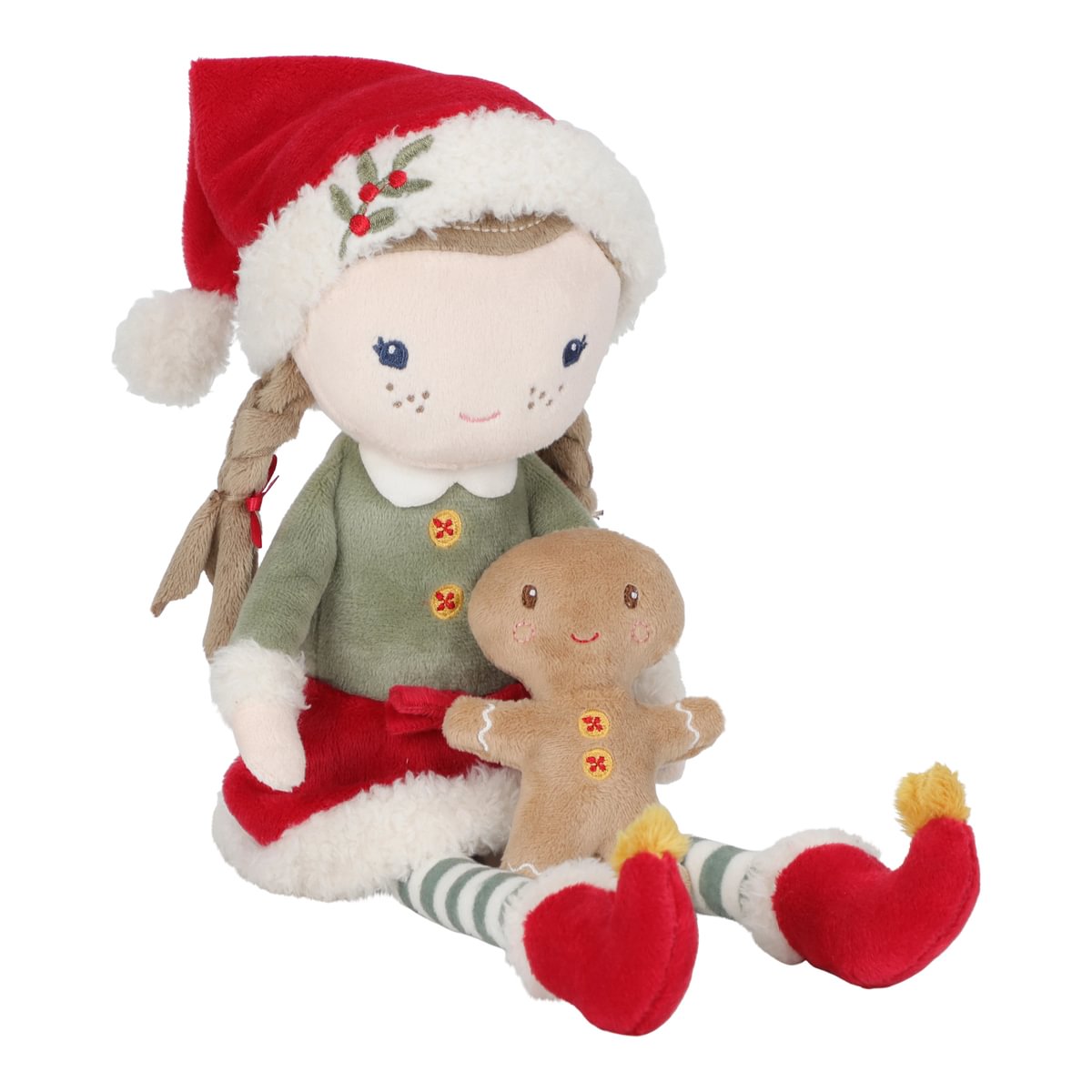 Weihnachtspuppe Rosa GRS | Little Dutch