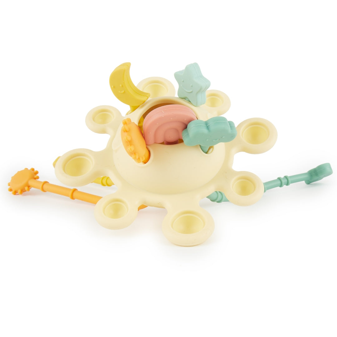 Silikon Montessori Aktivitätsspielzeug Planet - Banana | bieco