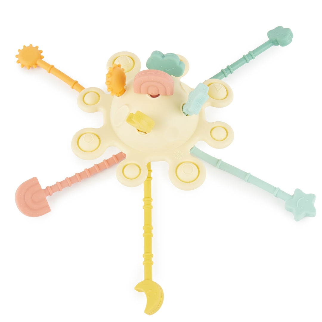 Silikon Montessori Aktivitätsspielzeug Planet - Banana | bieco