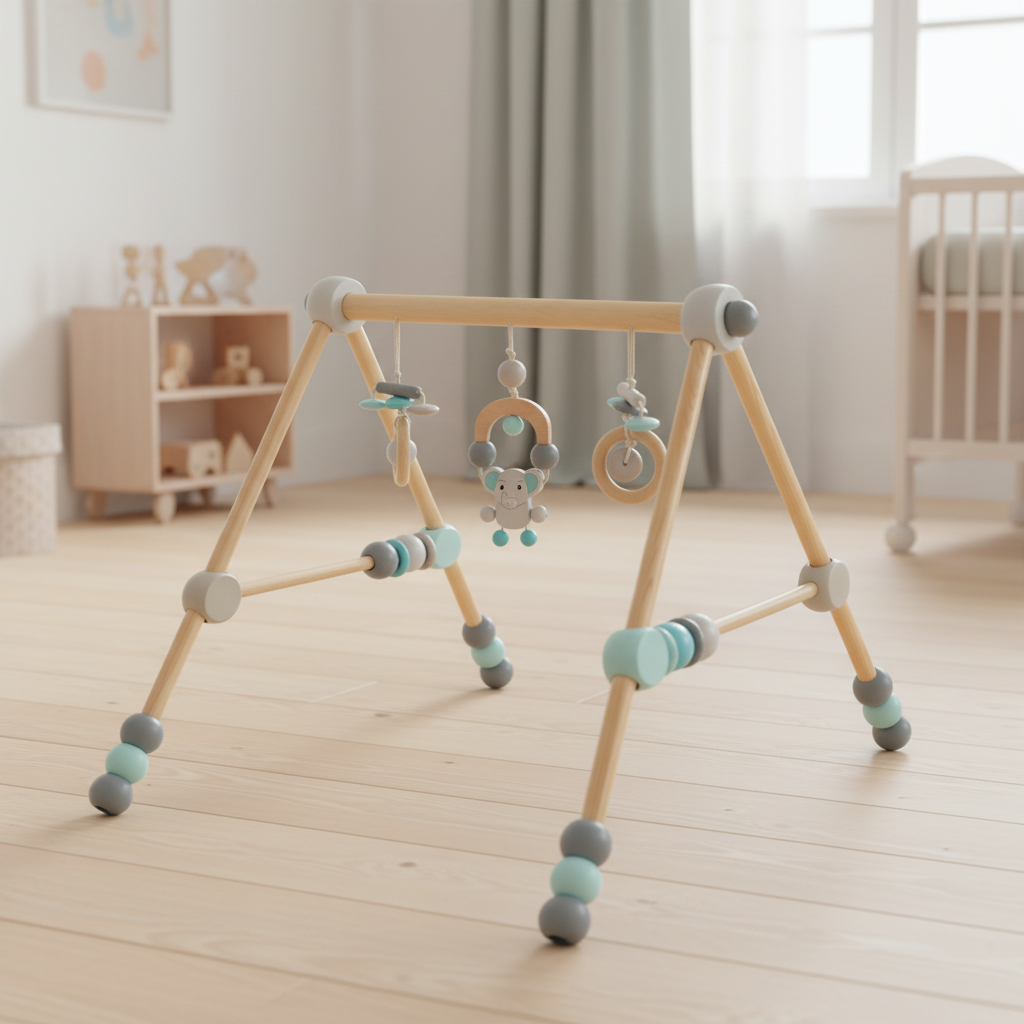 Wooden Elephant Play Arch - Height Adjustable | bieco