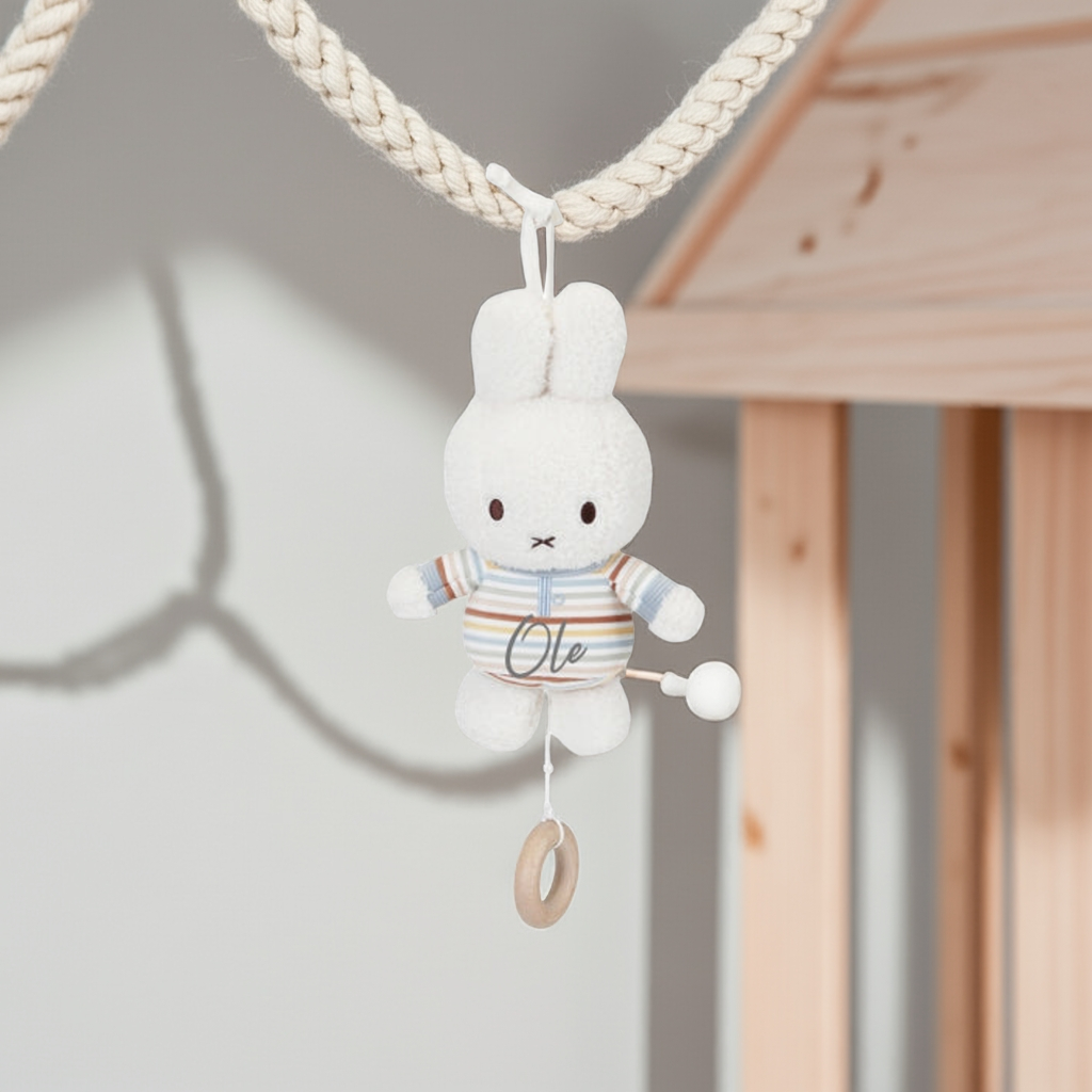 Boîte à musique Lapin Vintage Sunny Stripes | Little Dutch x Miffy