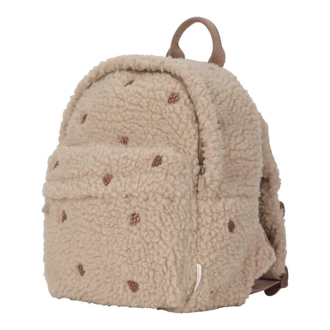 Teddy-Rucksack Taupe | Little Dutch