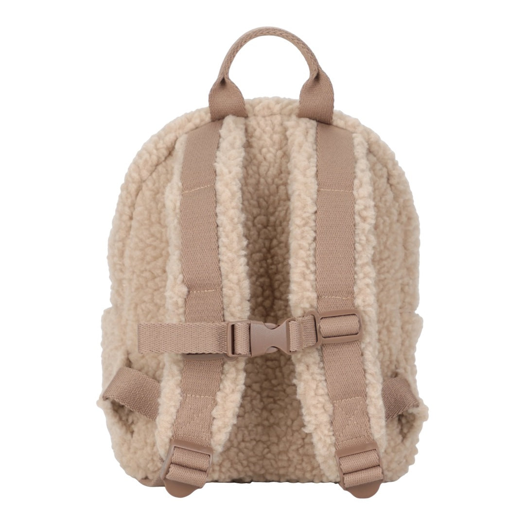 Teddy-Rucksack Taupe | Little Dutch
