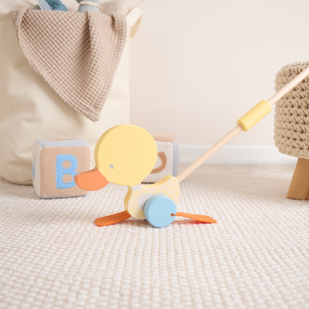 Rollerstab Watschelente Holz gelb | bieco