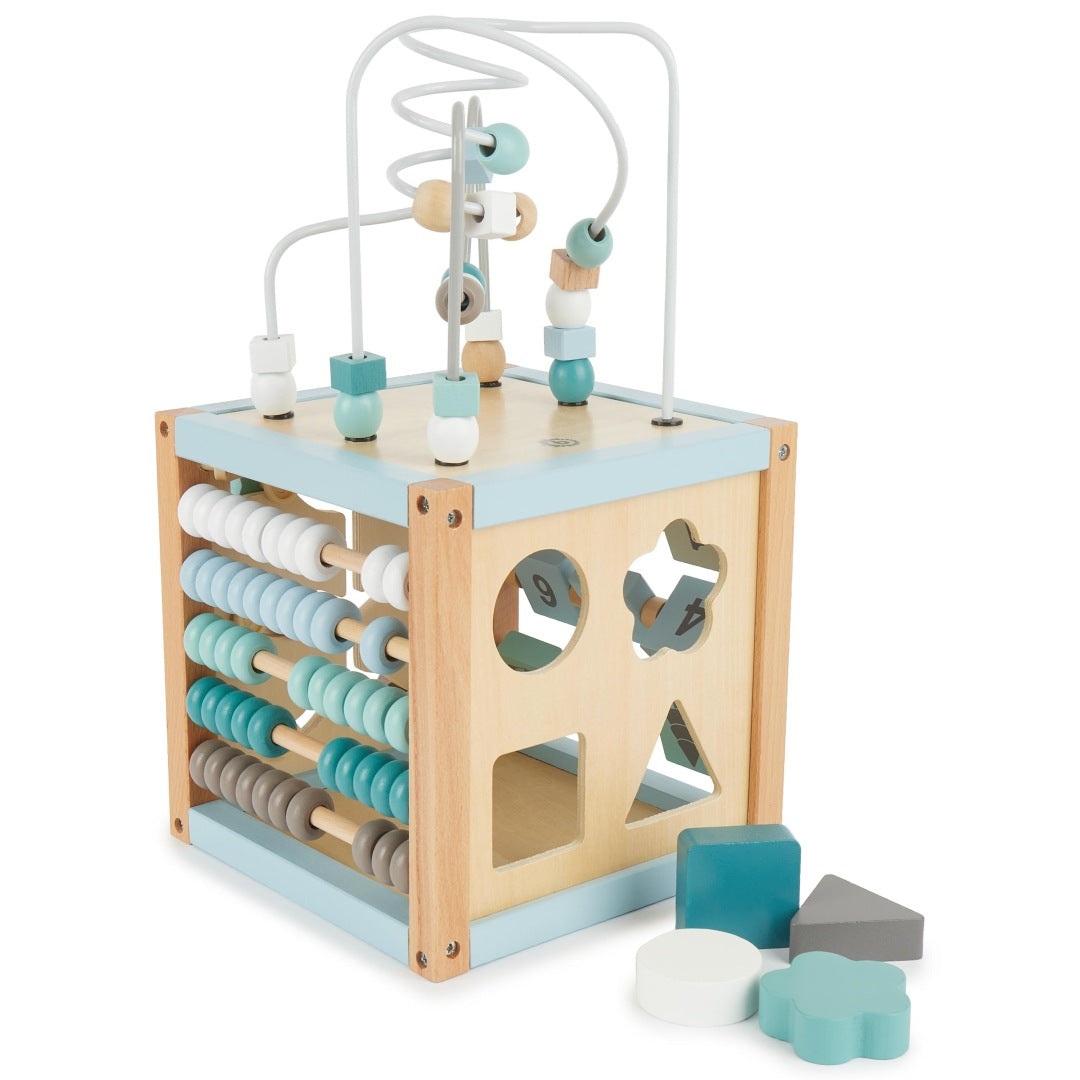 Motor skills cube forest animals wood | bieco