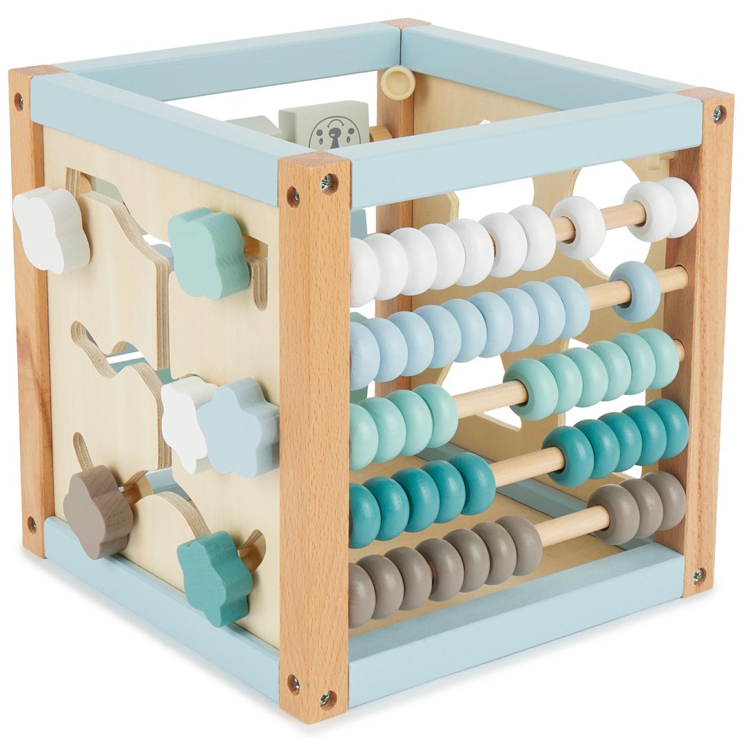 Motor skills cube forest animals wood | bieco