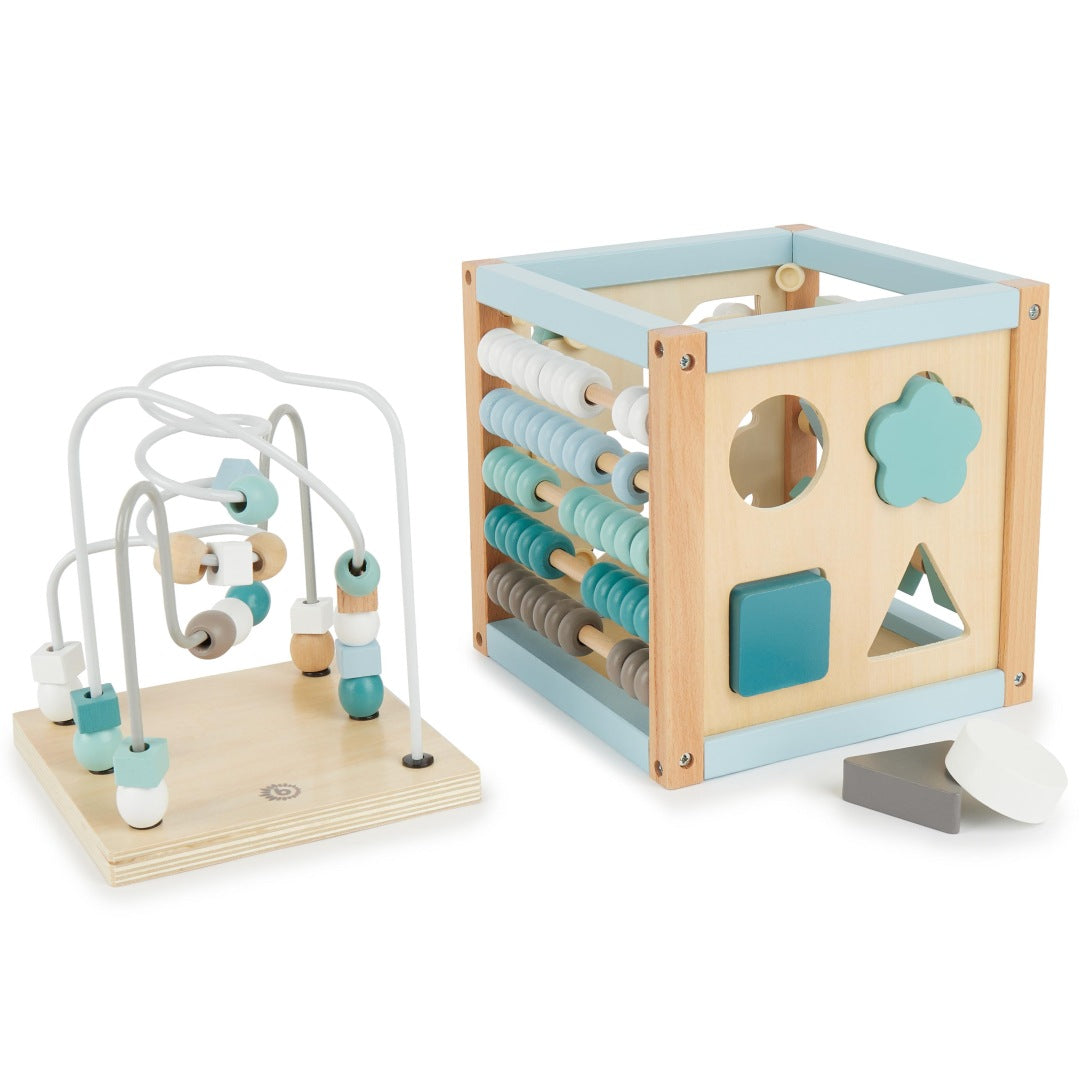 Motor skills cube forest animals wood | bieco
