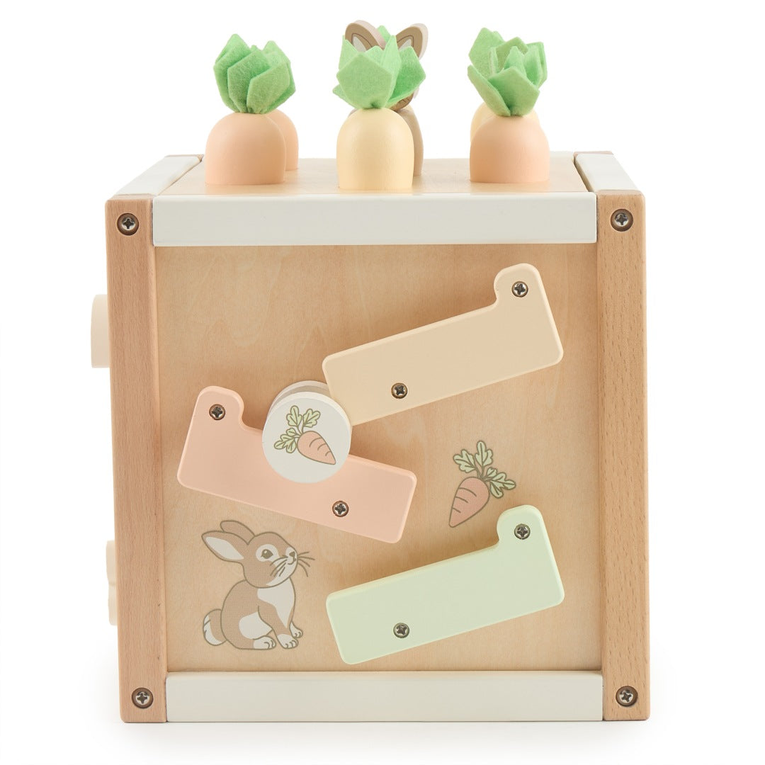 Motor skills cube rabbit fine wood | bieco