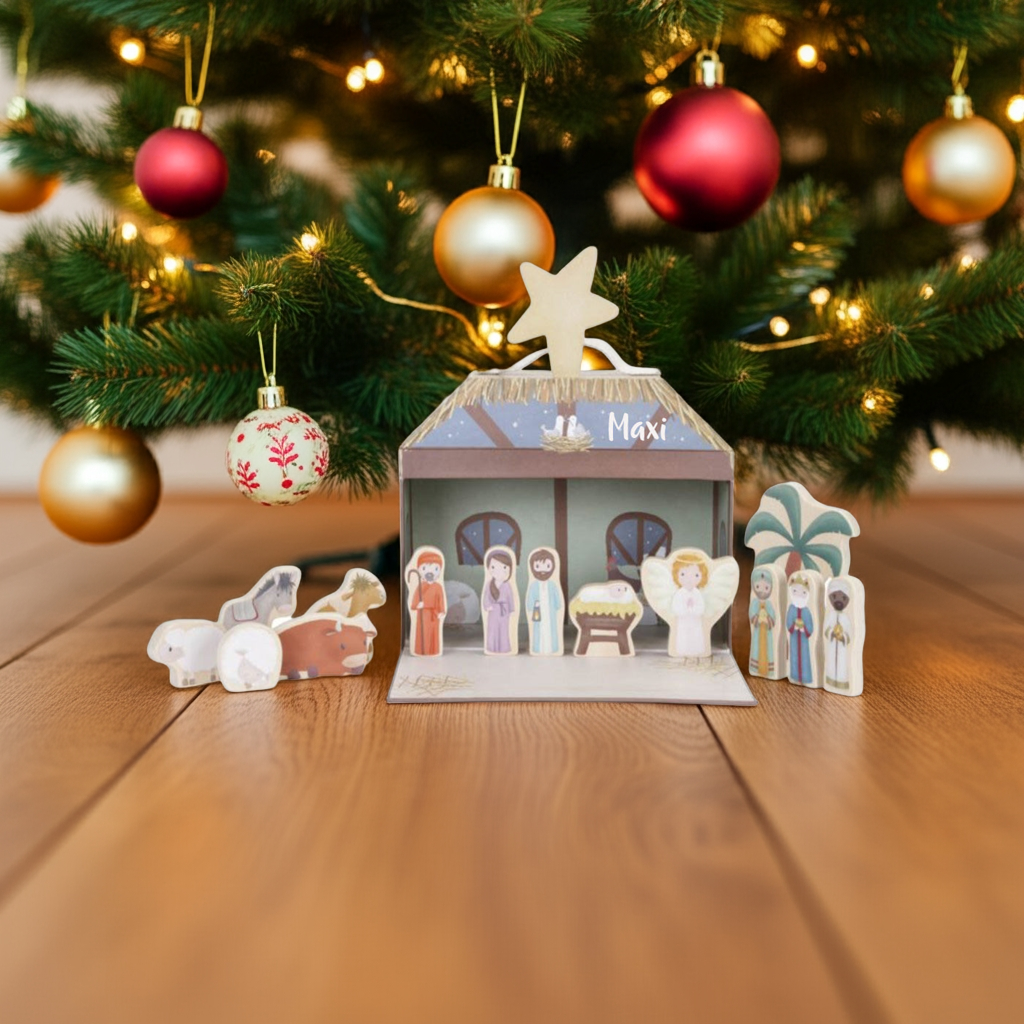 Weihnachtskrippe X-Mas Krippenspiel | Little Dutch