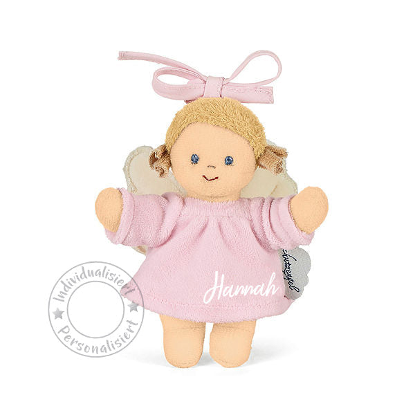 Kleiner Schutzengel mit Geschenkbox inklusive Grußkarte rosa | Sterntaler by Schmatzepuffer® "personalisierbar" online kaufen