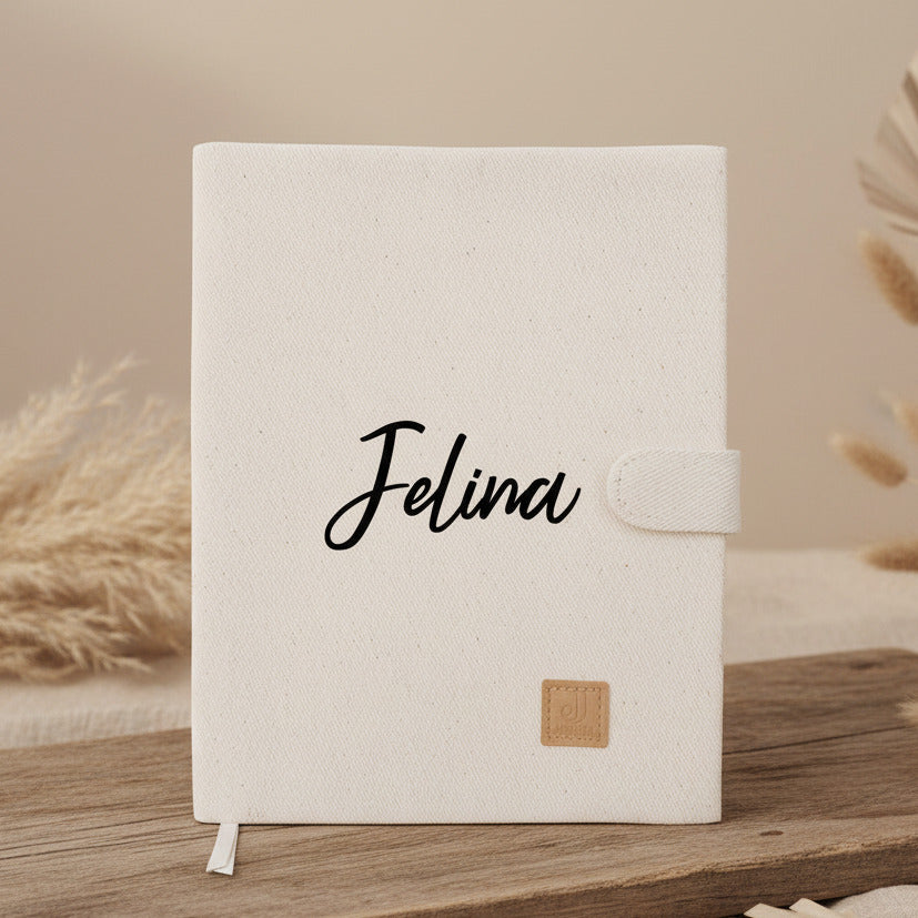 U-Heft Hülle & Mutterpasshülle Twill Sand | Jollein