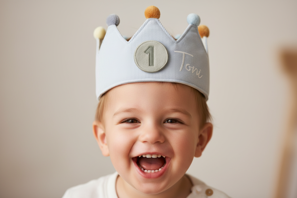 Geburtstagskrone Blau