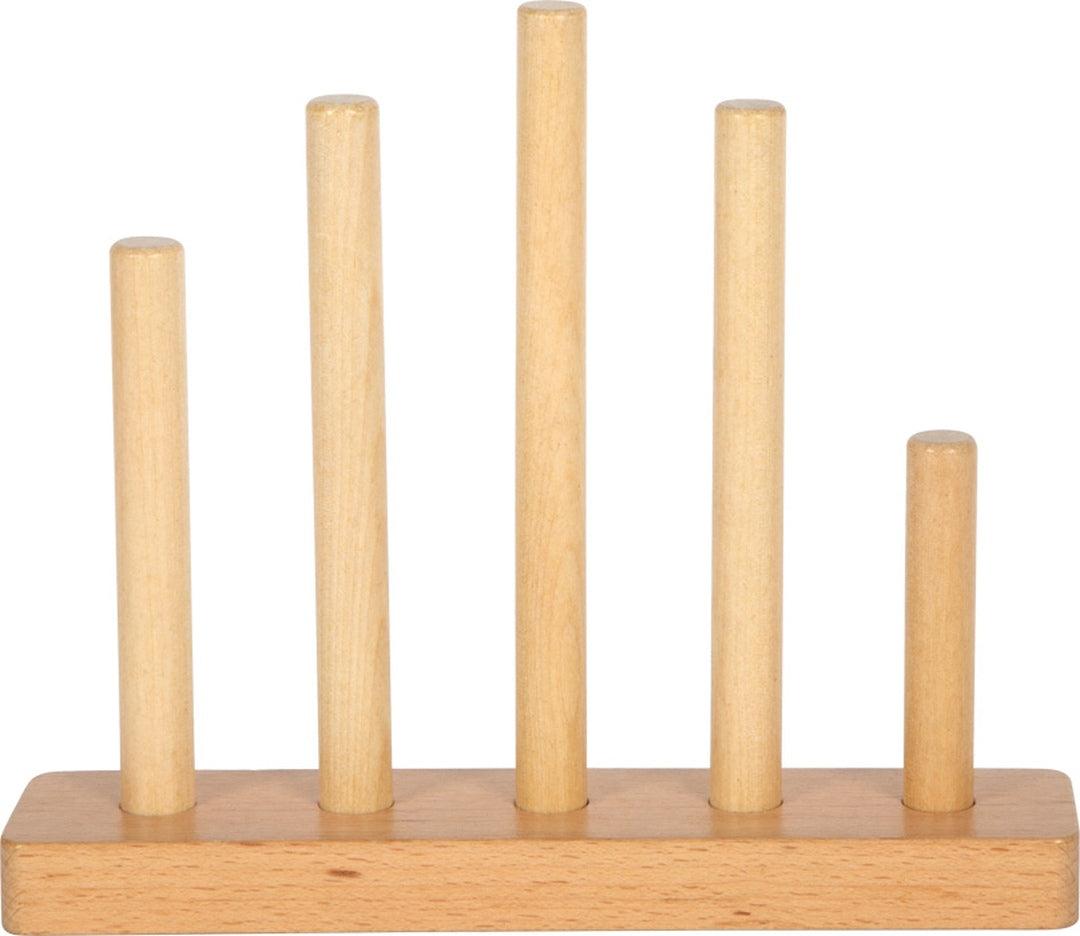 Personalisiertes Stapelhaus rosa zur Geburt | small foot by Schmatzepuffer