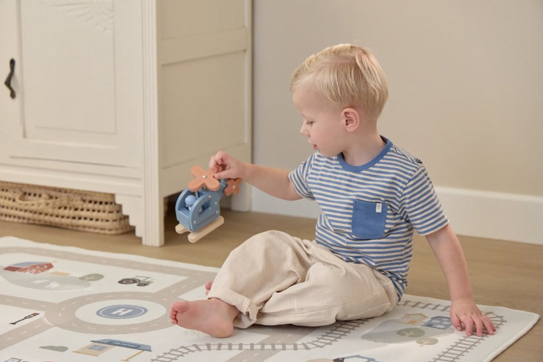 Wooden helicopter | Little Dutch