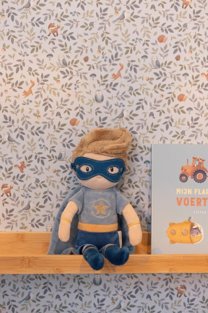 Kuschelpuppe Superheld Jim 35 cm | Little Dutch