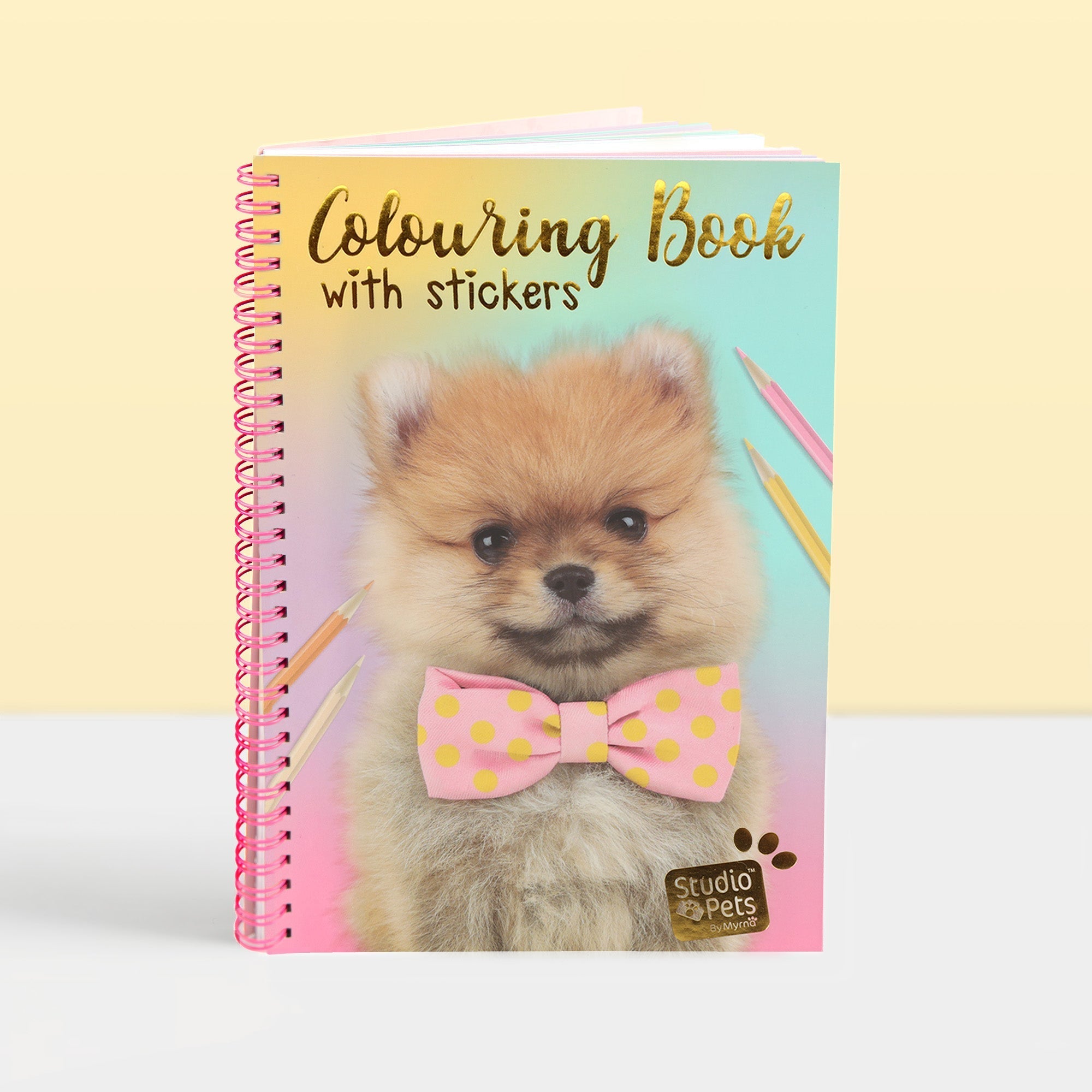 STUDIO PETS – MALBUCH "PUPPY" (A5) MIT STICKERN