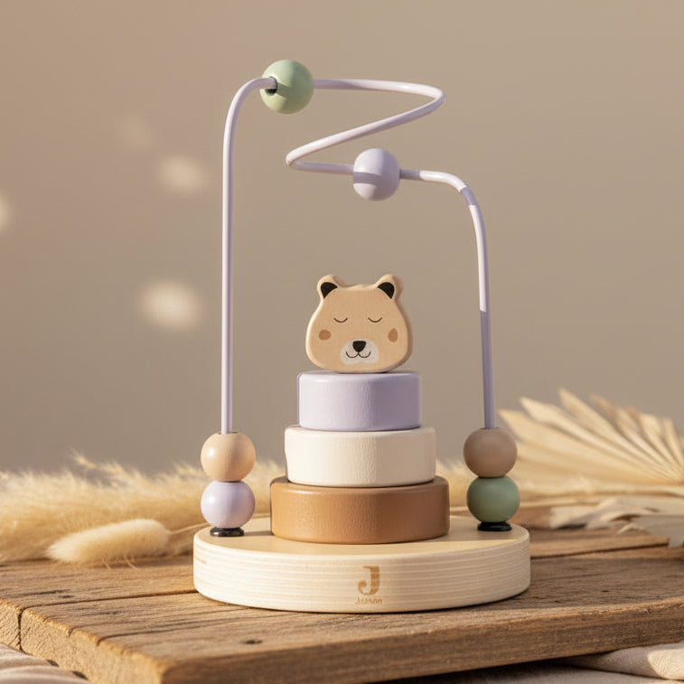 Aktivitätsspirale aus Holz Cheetah | Jollein