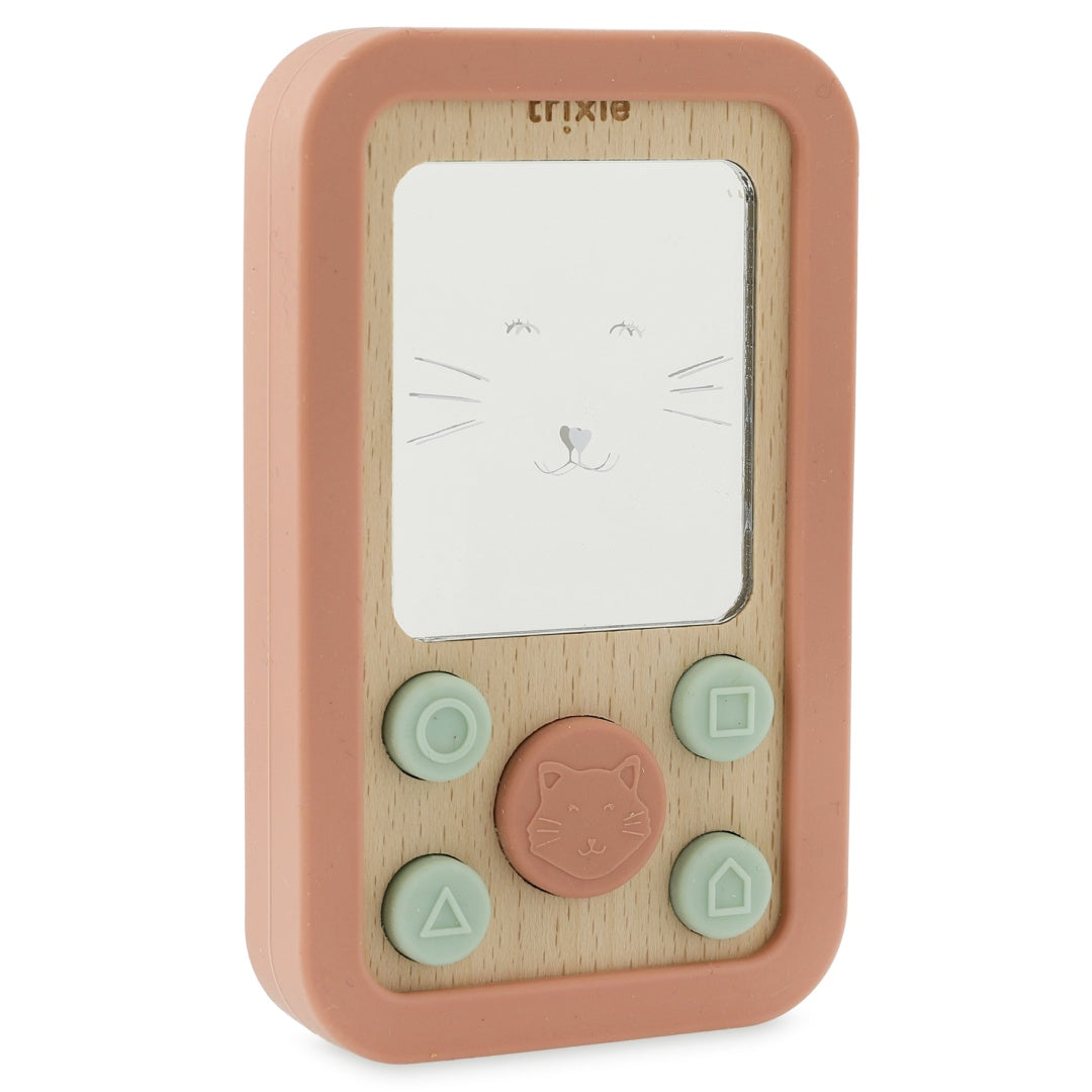 Babytelefon Holz/Silikon - Frau Katze | Trixie