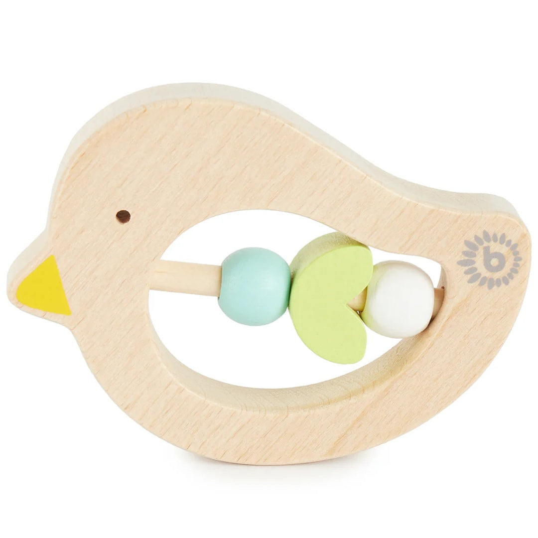 Beißring Vogel light teal | Bieco